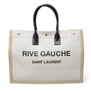Saint Laurent Rive Gauche Tote Bag White